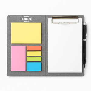 Compact Notepad and Colorful Sticky Note Set
